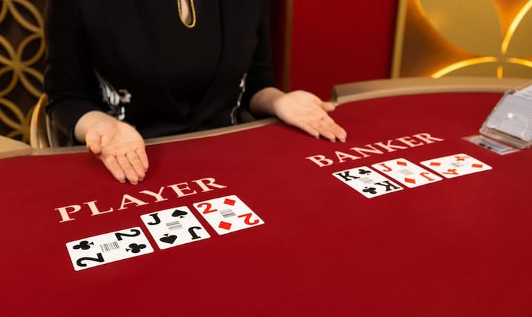 Un tavolo di baccarat