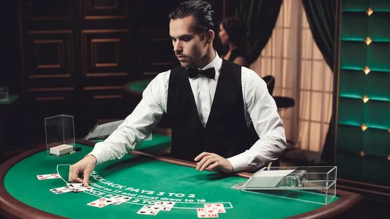 Un evento di blackjack al casinò 888