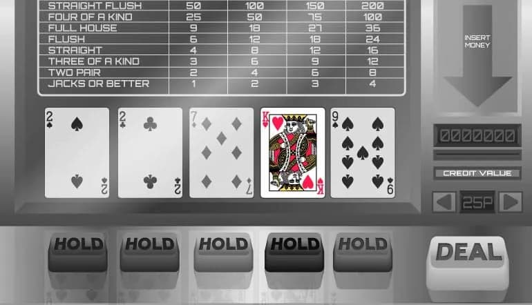 Il raddoppio ai video poker