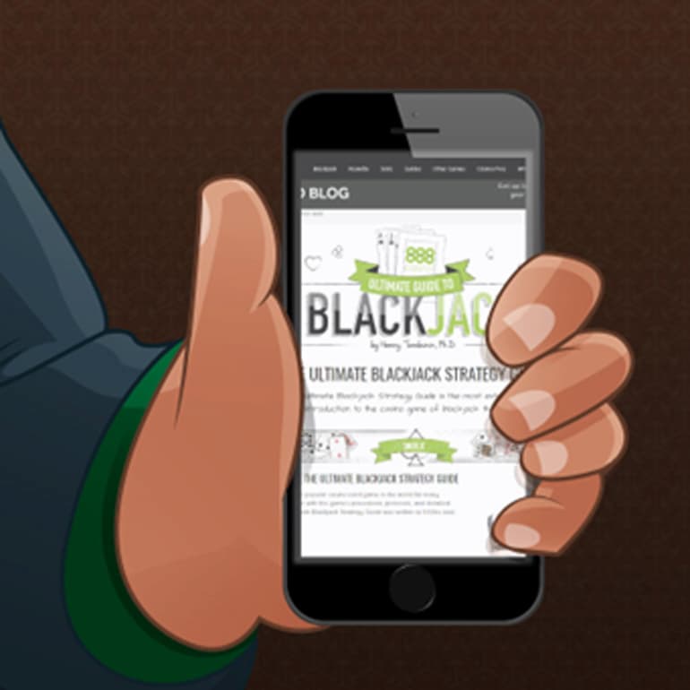 Il blackjack su mobile di 888casino!