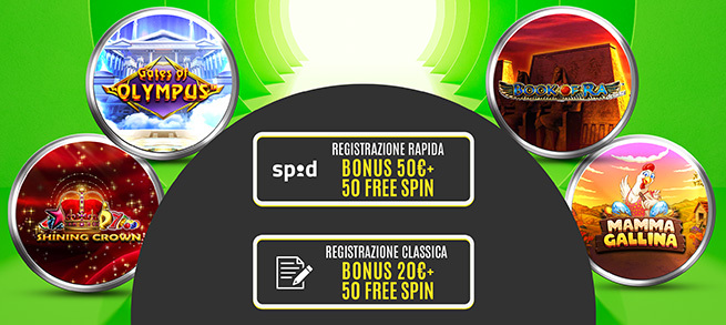 BONUS GRATIS ALLA REGISTRAZIONE BONUS GRATIS ALLA REGISTRAZIONE
